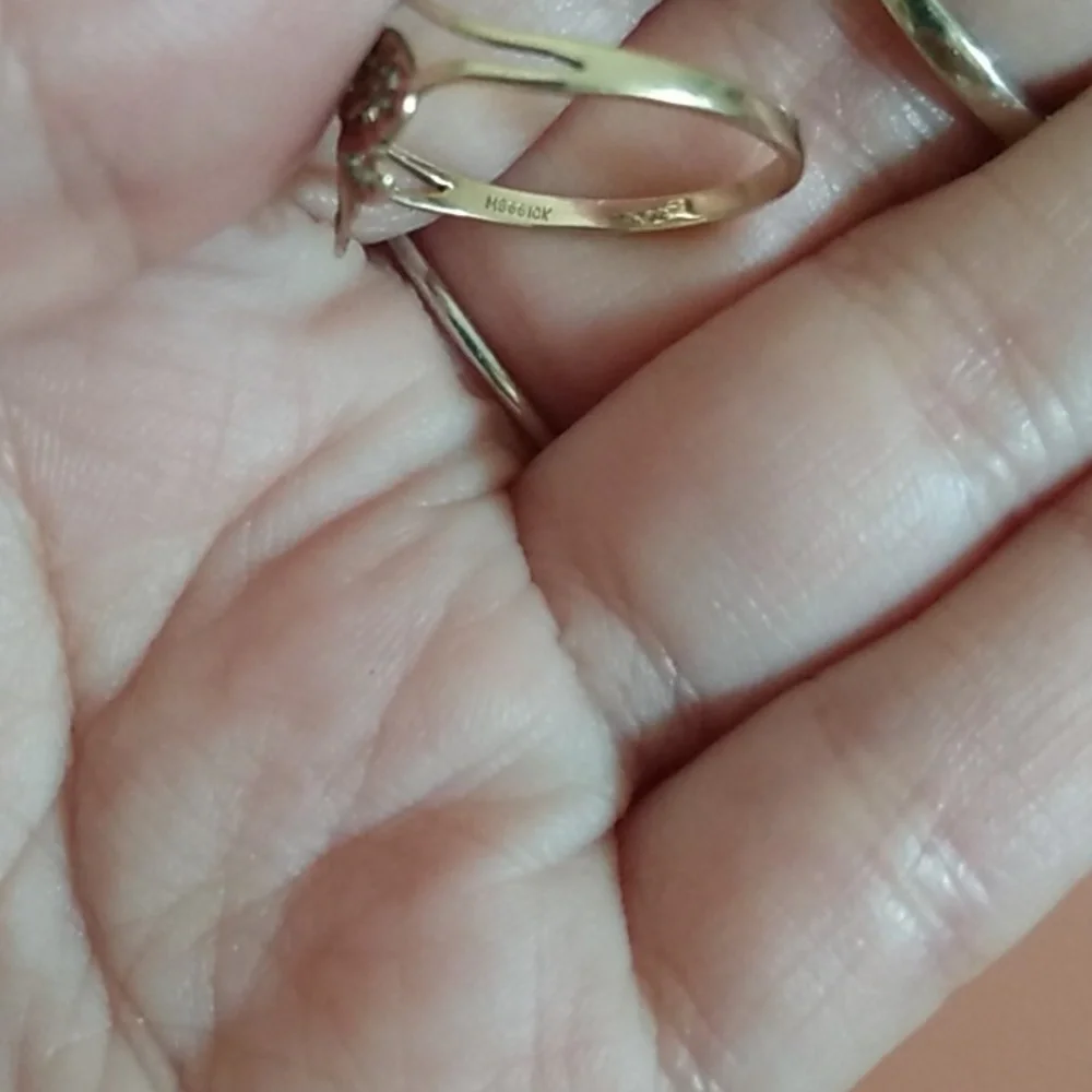 10k Yellow Gold Butterfly Filigree Gold Ring - Women's Jewelry